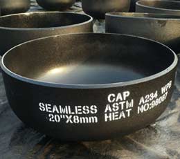 ASTM A234 WPB Pipe Cap, 12 Inch, SCH 40, BW